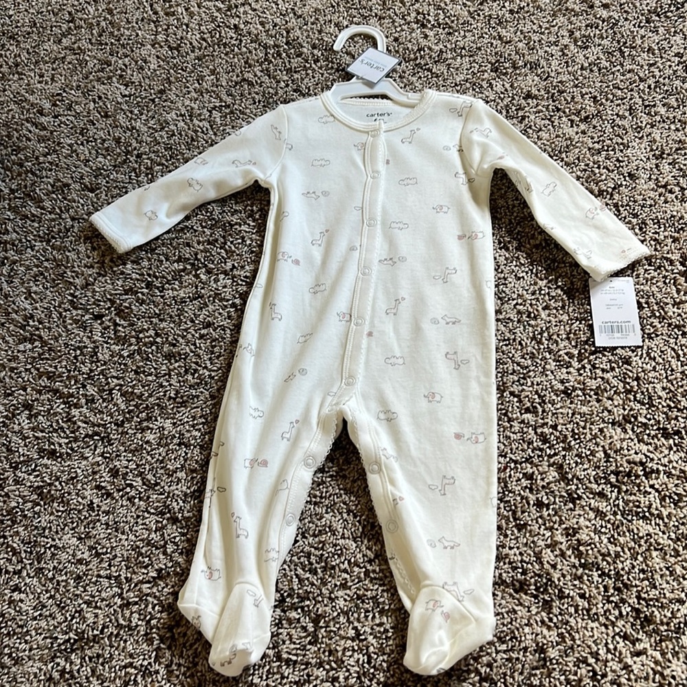 New  with tags footed baby pajamas